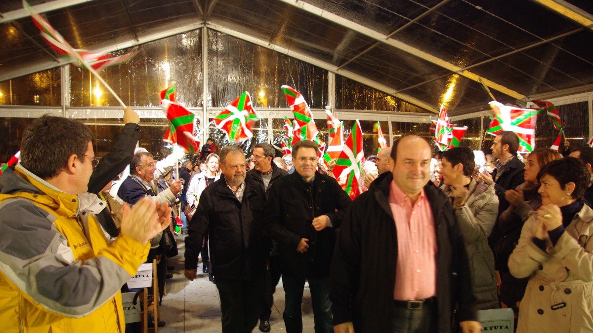 Josu Erkoreka eta Iñigo Urkullu - Getxoko ekitaldian