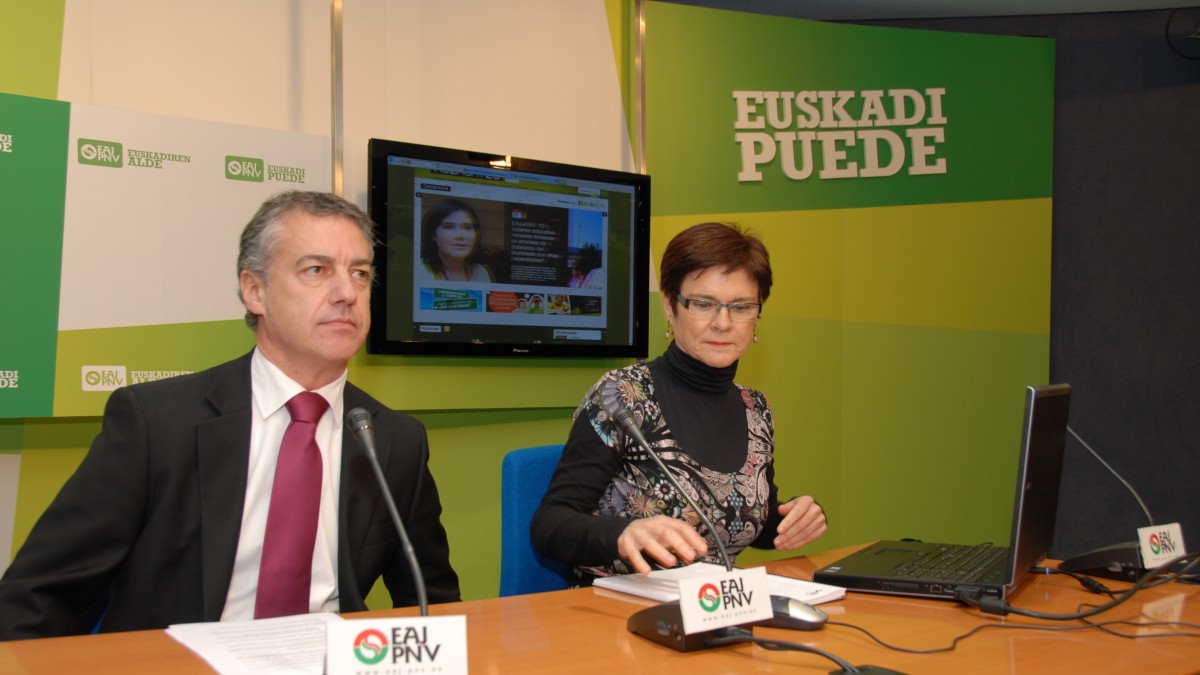 Iñigo Urkullu eta Amaia Espinosa