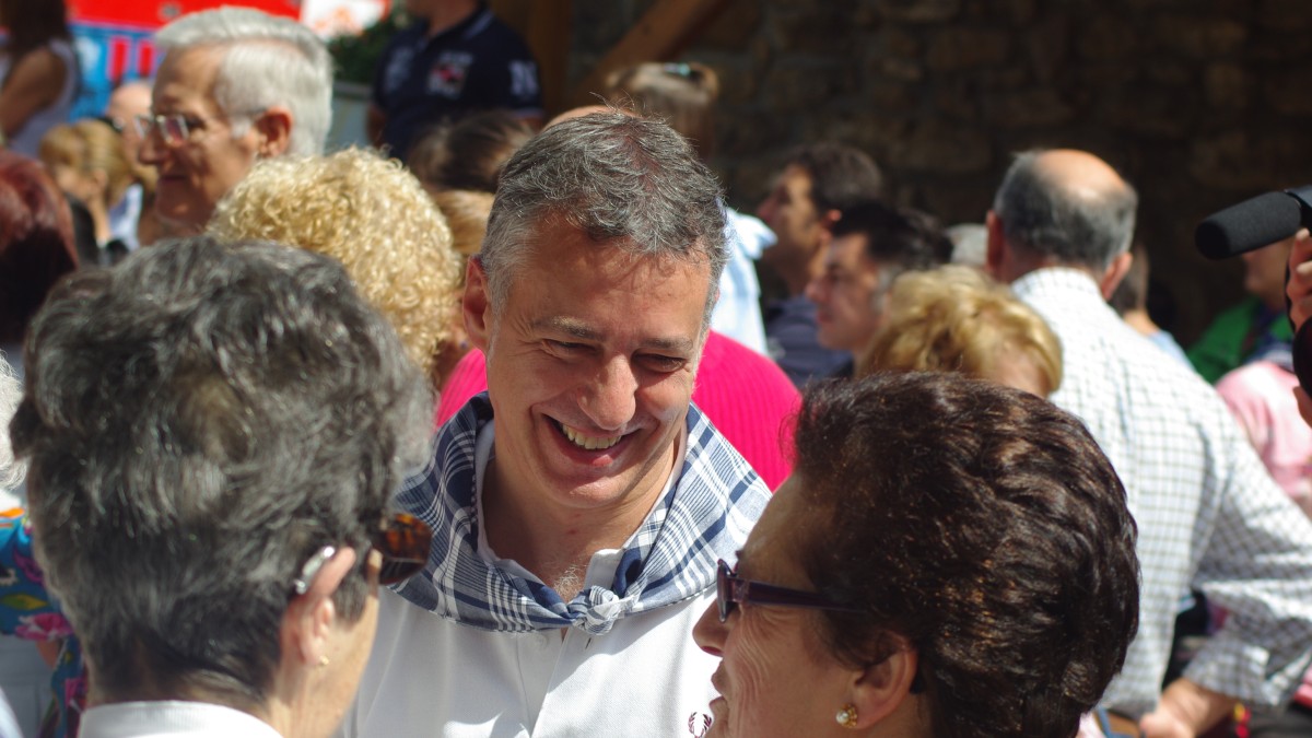Iñigo Urkullu en Alonsotegi