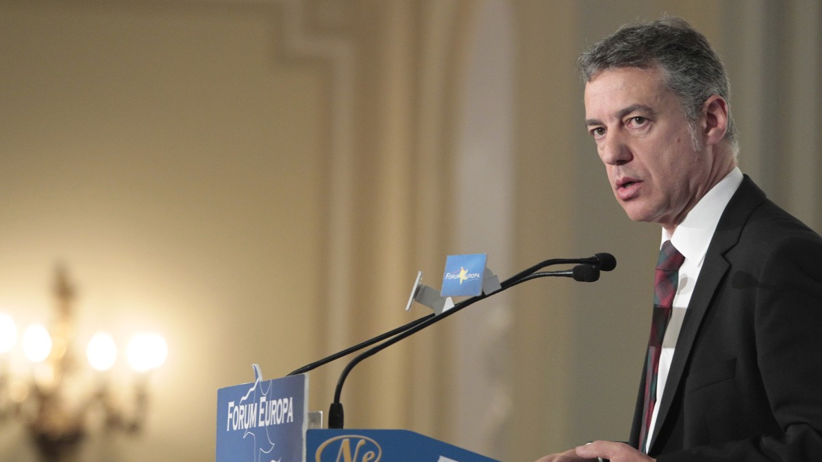 Iñigo Urkullu en Madrid en el Foro Nueva Economía