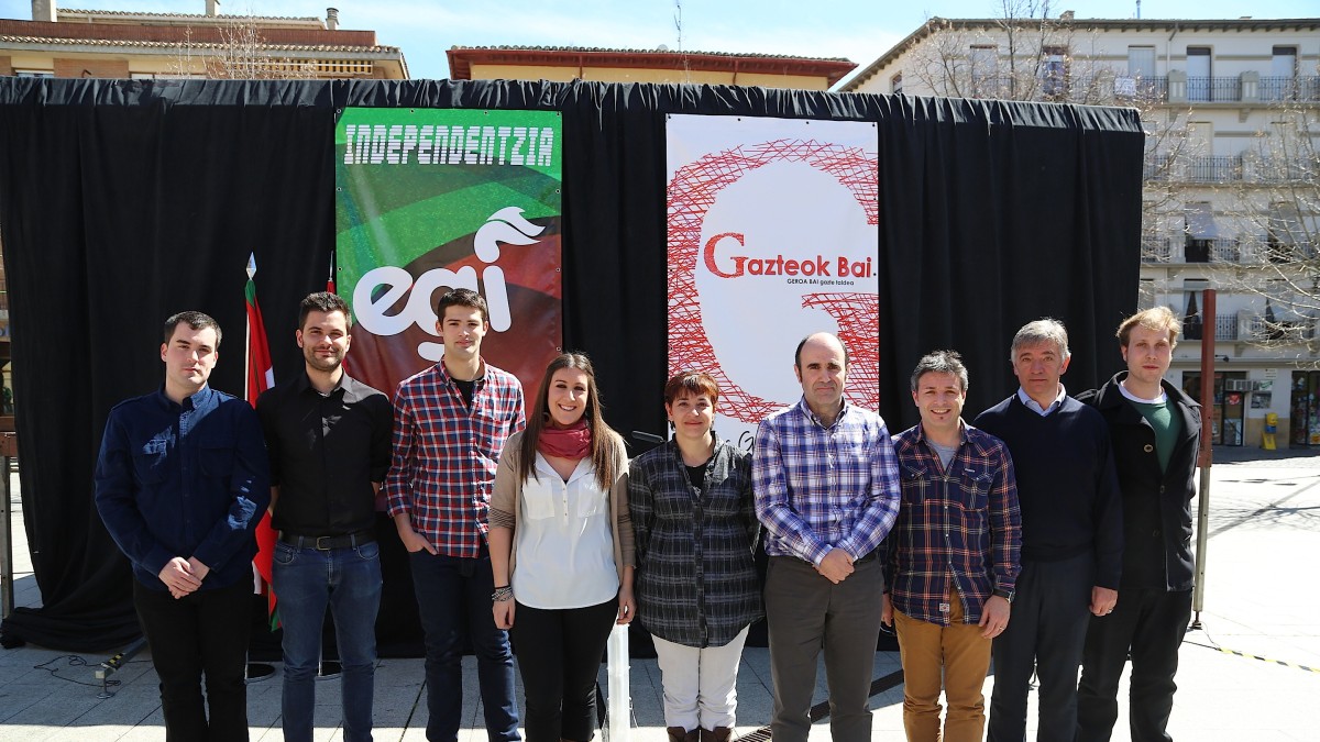 Euzko Gaztedi EGI-k eta Gazteok Bai-k Anaitasun Eguna