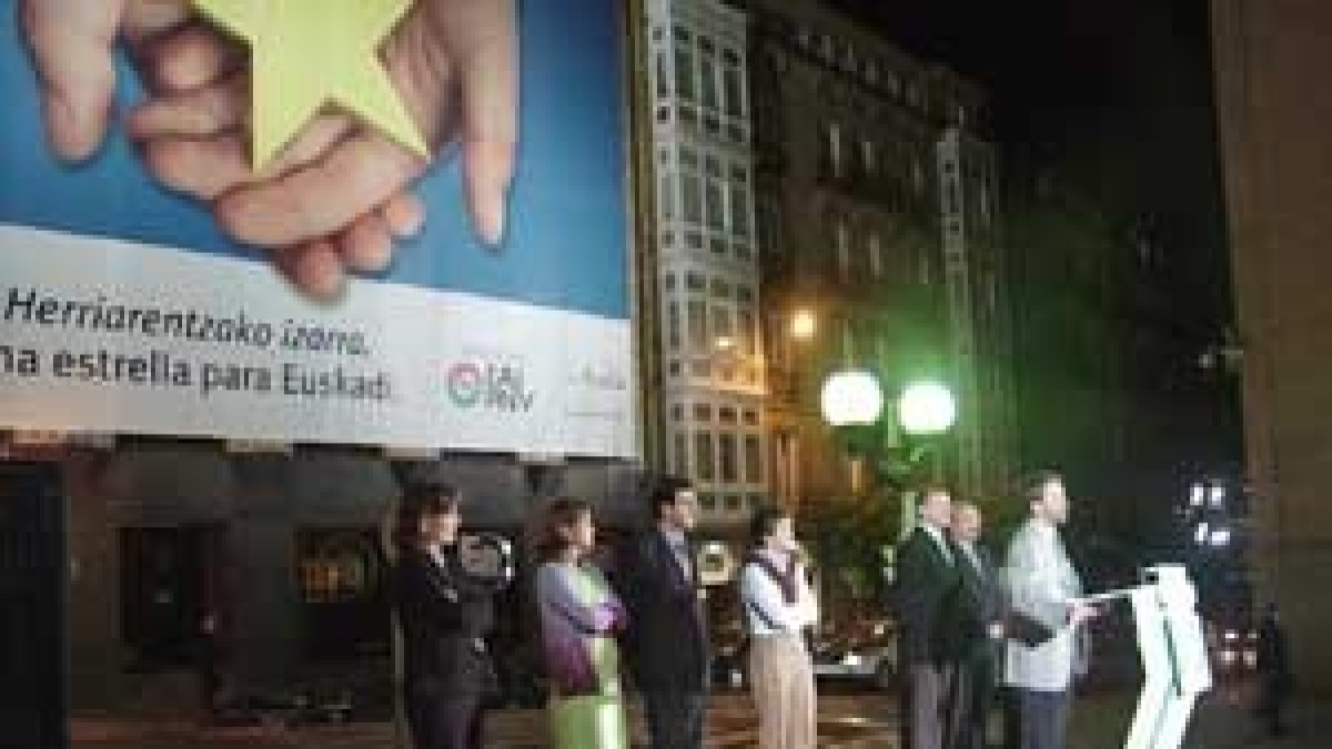 El PNV, que concurrirá a las próximas europeas formando la coalición Galeusca bajo el lema Una estrella para Euskadi