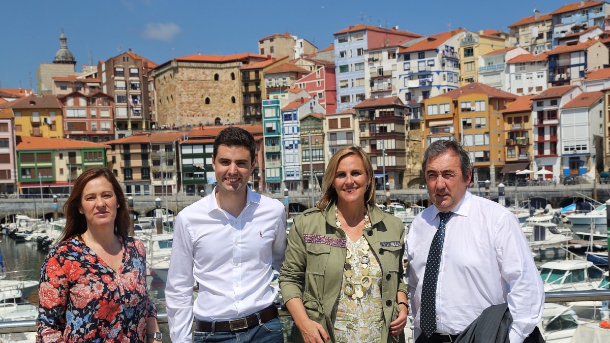 Presentación del candidato a la alcaldía de Bermeo, Aritz Abaroa 