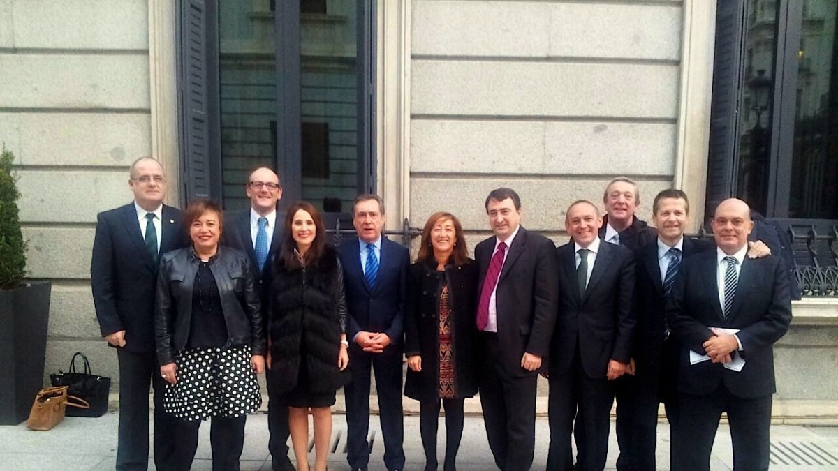 Delegación de EAJ PNV en el  Debate Trebiño en Madrid