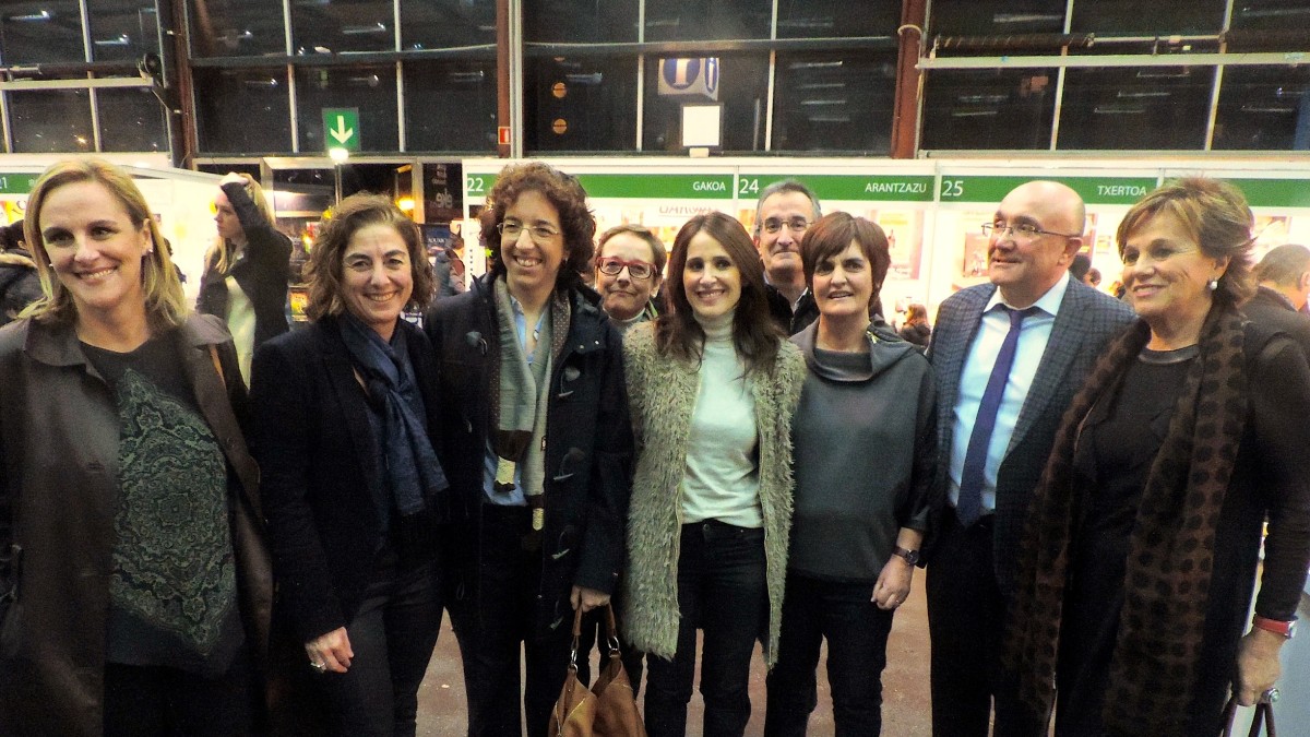 Representantes de EAJ PNV en la 49 edición de la Azoka de Durango