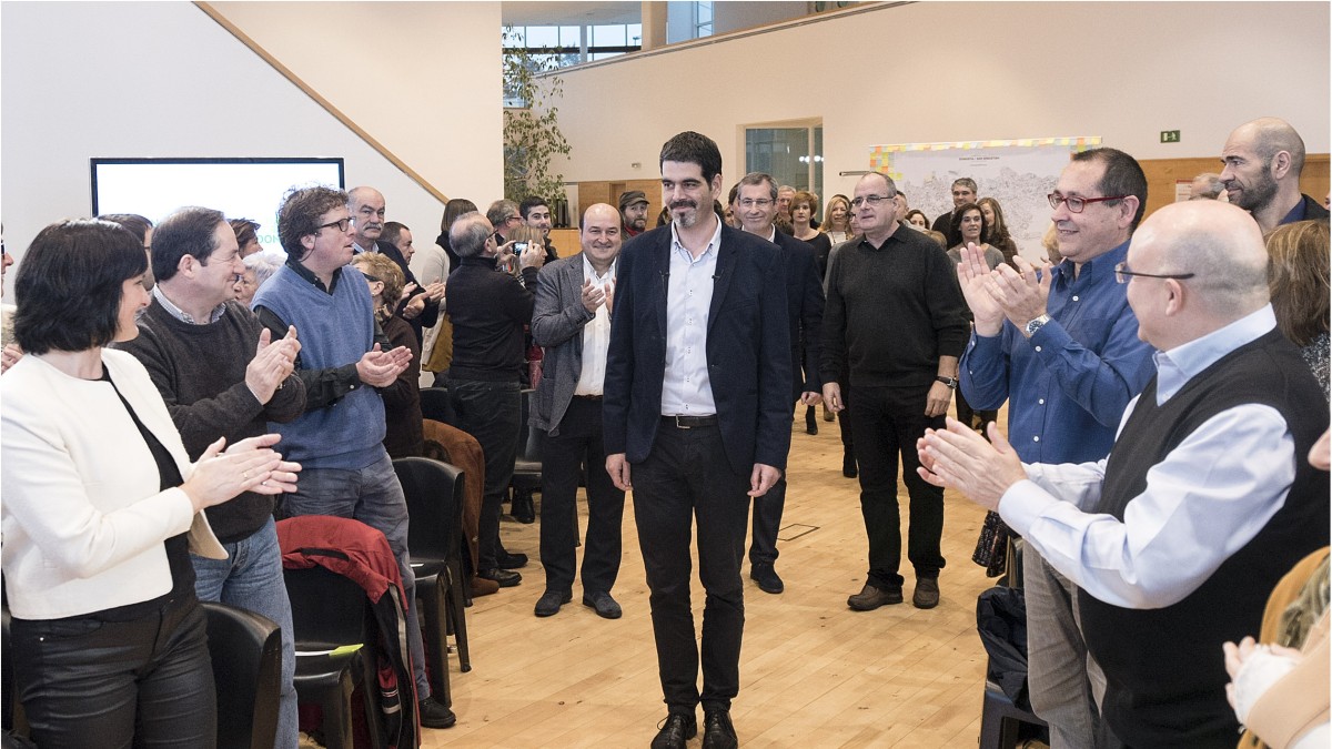 2015.ko Donostiako Udalerako hautagai-zerrenda aurkezpena Eneko Goia