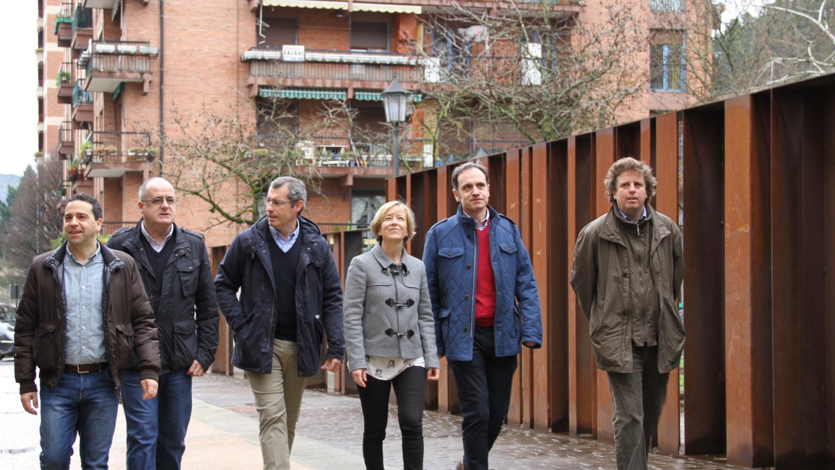 Markel Olano y Joseba Egiban en Bergara