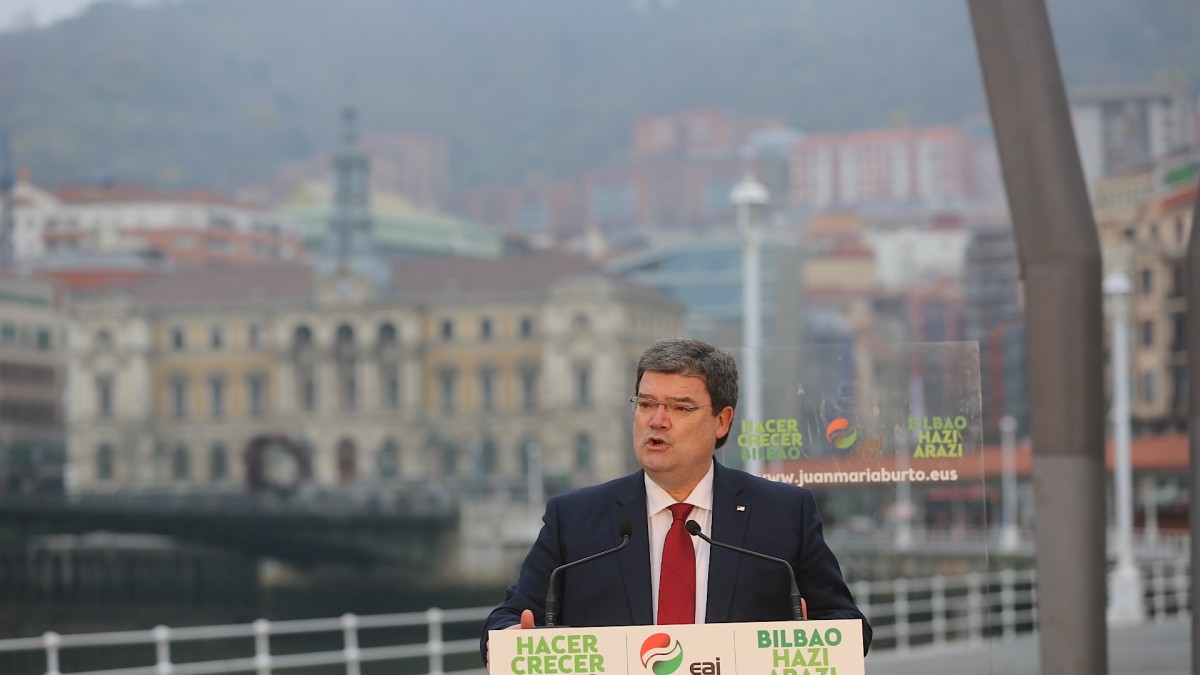 Presentación de la candidatura al ayto de Bilbao 2015 - Juan Mari Aburto
