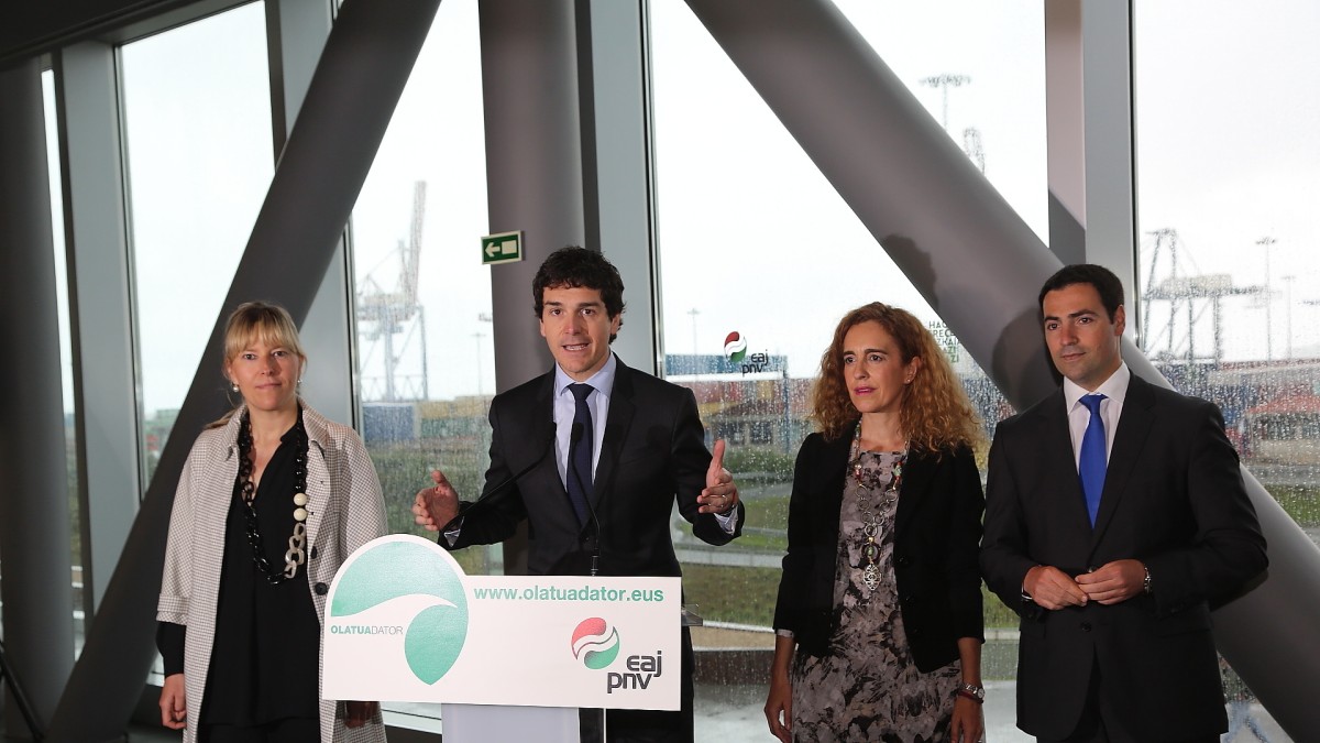 Unai Rementeria en el acto de presentación de su programa electoral