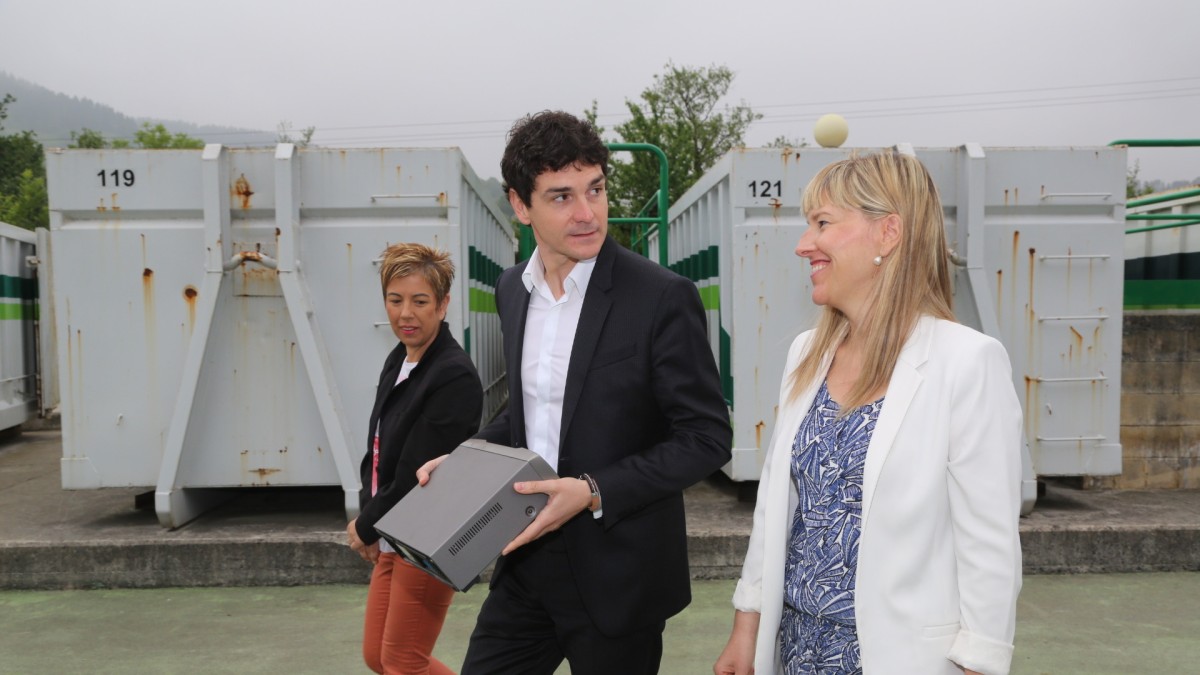 Visita Garbigune Igorre: Unai Rementeria, Ana Otadui
