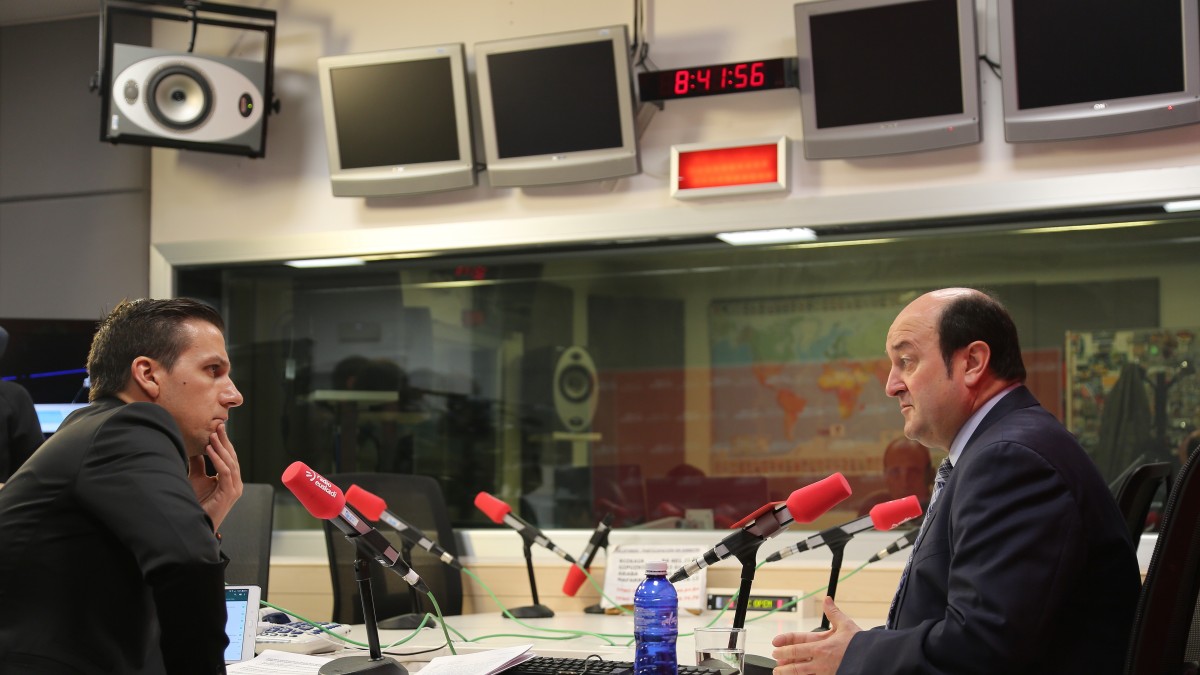 Andoni Ortuzar  Radio Euskadiren Boulevard saioan - Apirilal 2016