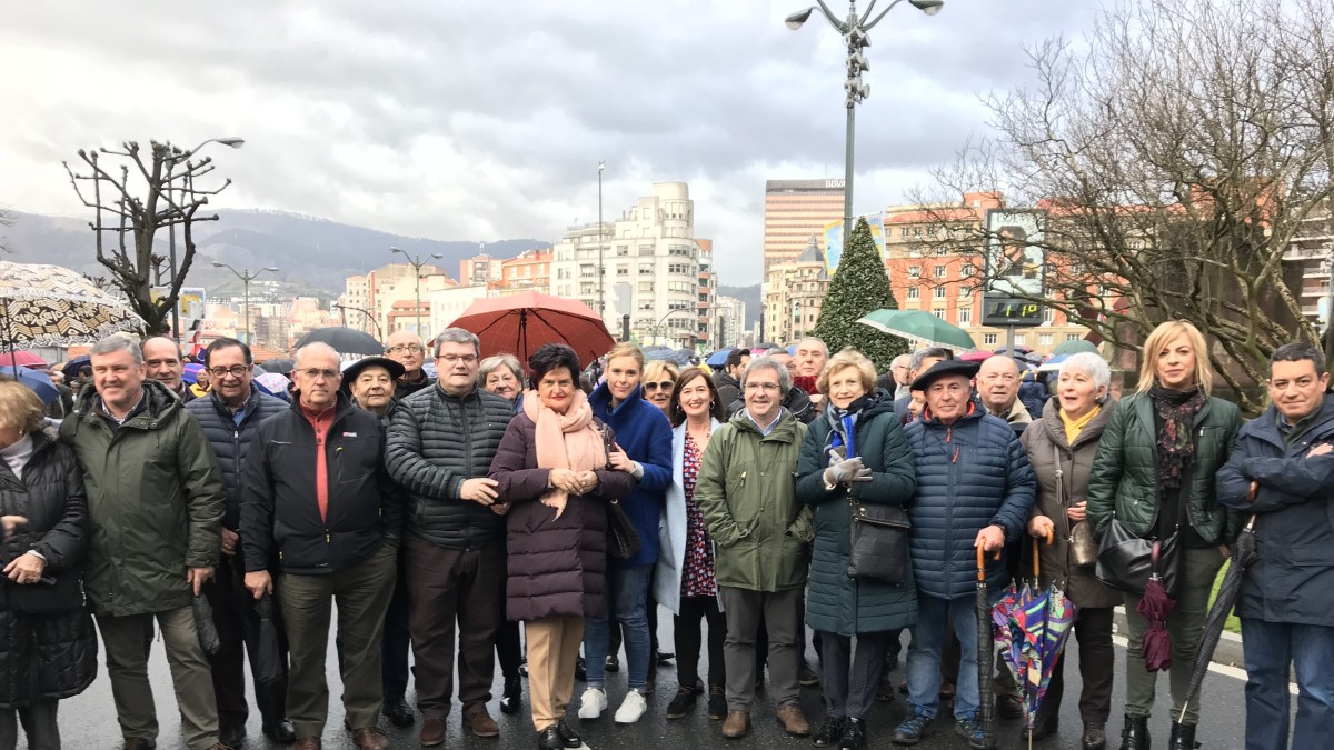 EAJ-PNV en la manifestación en demanda de pensiones justas y dignas