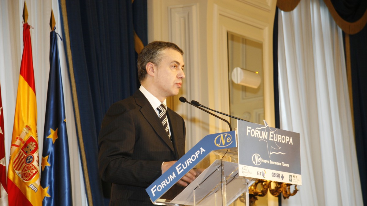 Urkullu en el Foro Nueva Economía 