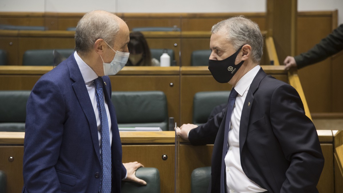 Pleno Ordinario en el Parlamento Vasco (29-04-2021) 