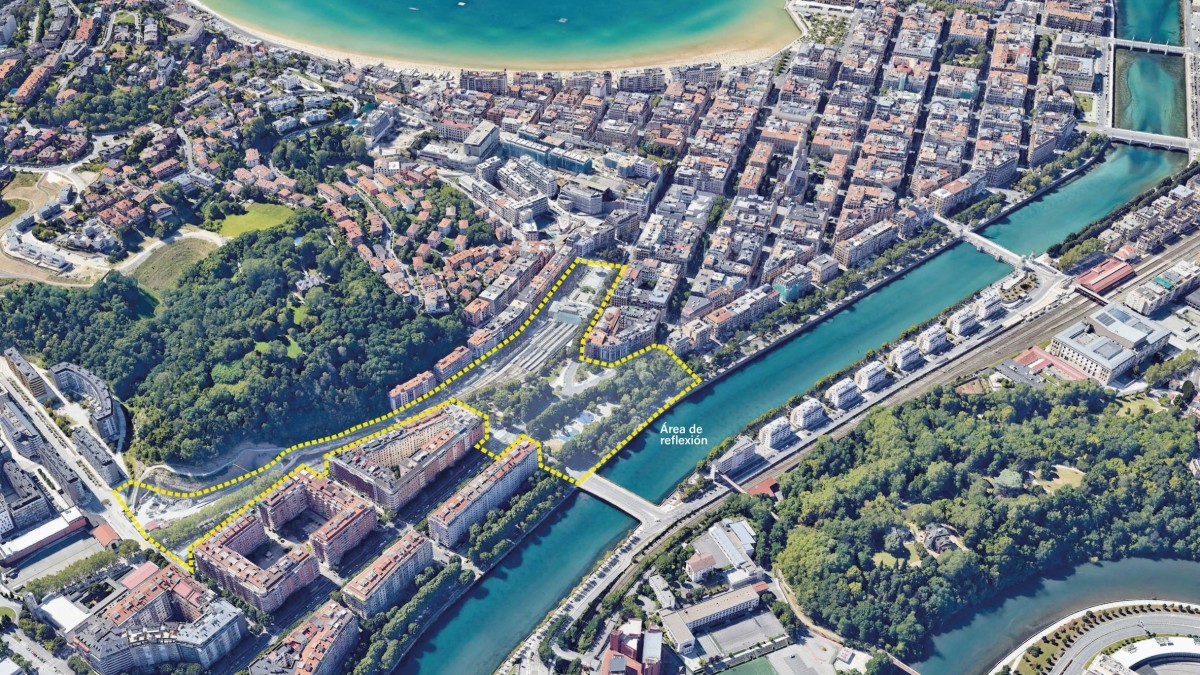 Playa de vías de Easo, ámbito