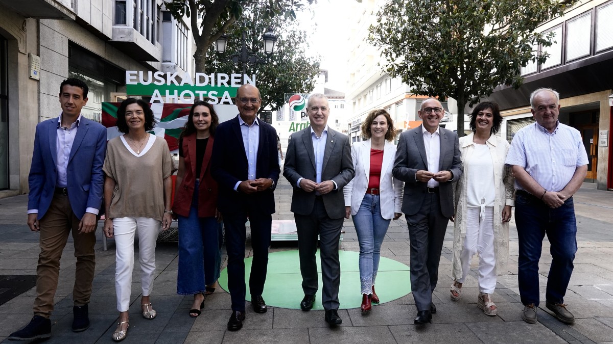 23-J Acto Arco Atlántico - Iñigo Urkullu, Mikel Legarda