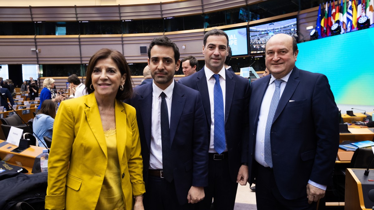 Global Europe Forum 2024 - Andoni Ortuzar, Imanol Pradales, Izaskun Bilbao Barandika, Mikel Burzako