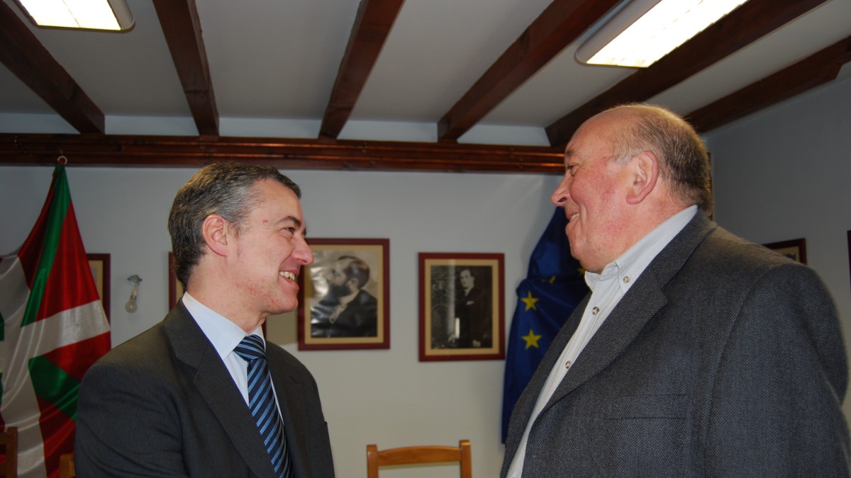 Rueda de prensa en San Juan de Luz