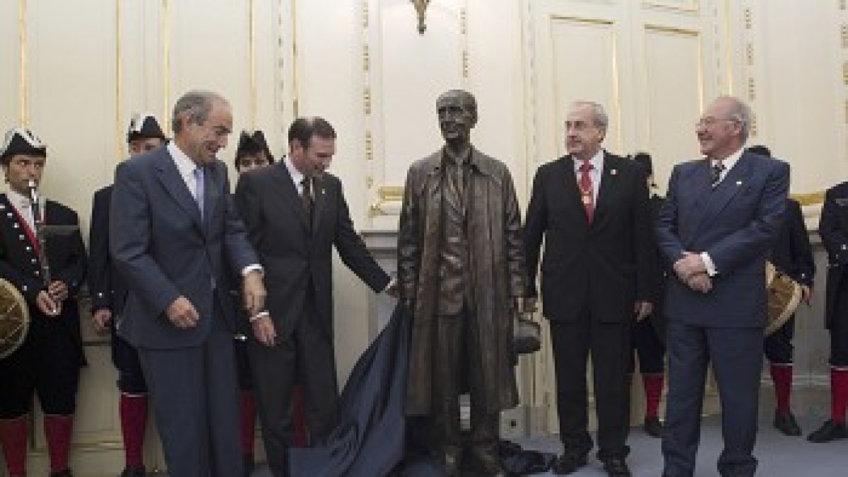 Diputación de Gipuzkoa homenajea al Lehendakari en el exilio, Jesús María Leizaola, por su labor al servicio de la construcción nacional
