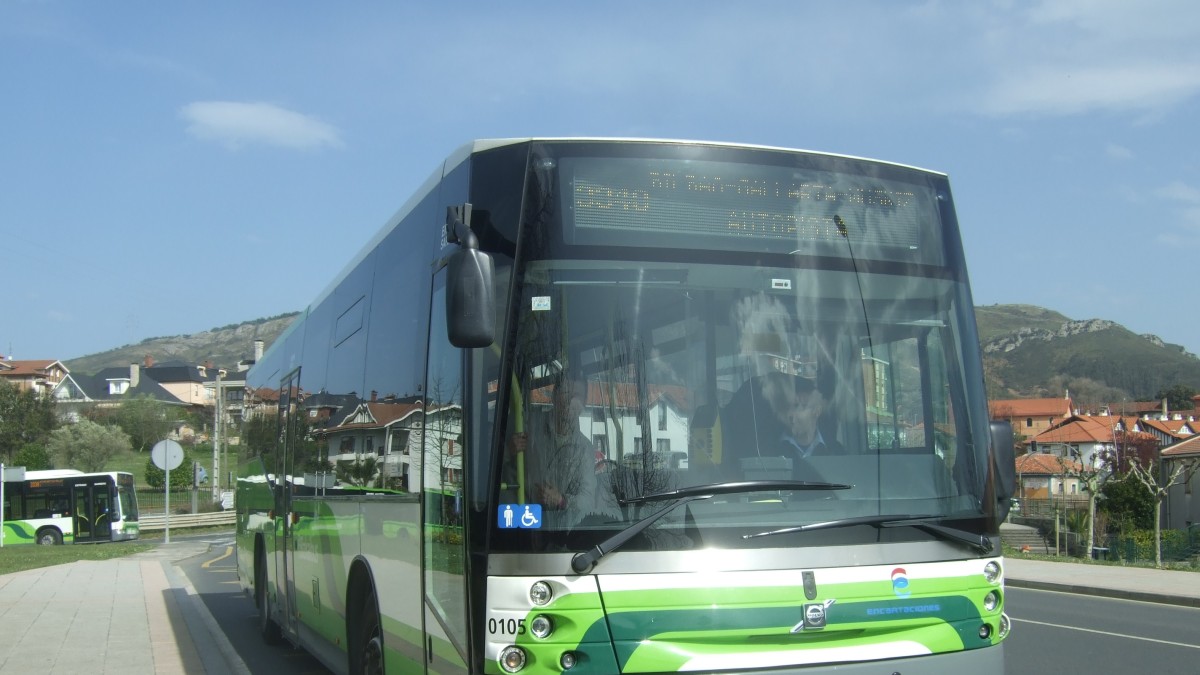 Autobus linea berria:Muskiz-Abanto-Bilbo autopistatik