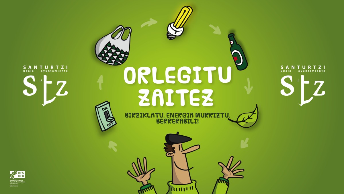 Santurtzi lanza una campaña de concienciación sobre la importancia del reciclaje