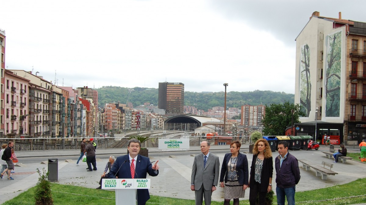 Juan Mari Aburto quiere que el TAV llegue a Bilbao soterrado, en alta velocidad y cuanto antes
