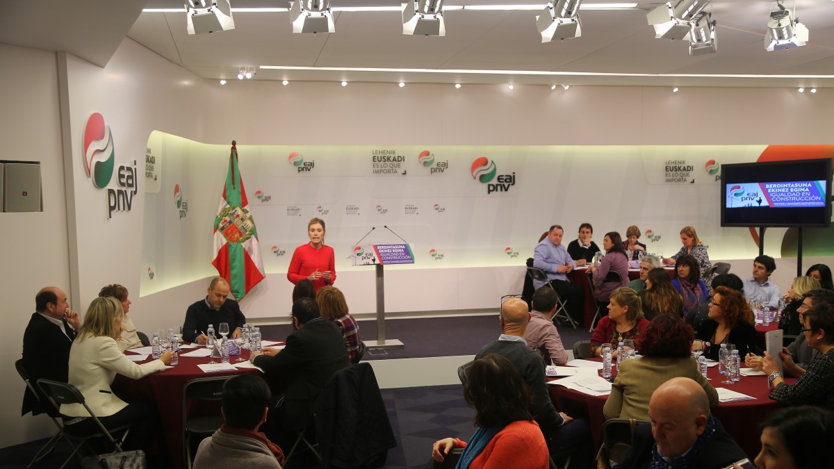 EAJ-PNV crea un espacio interno para impulsar y fomentar la igualdad dentro del Partido a través de acciones compartidas por hombres y mujeres