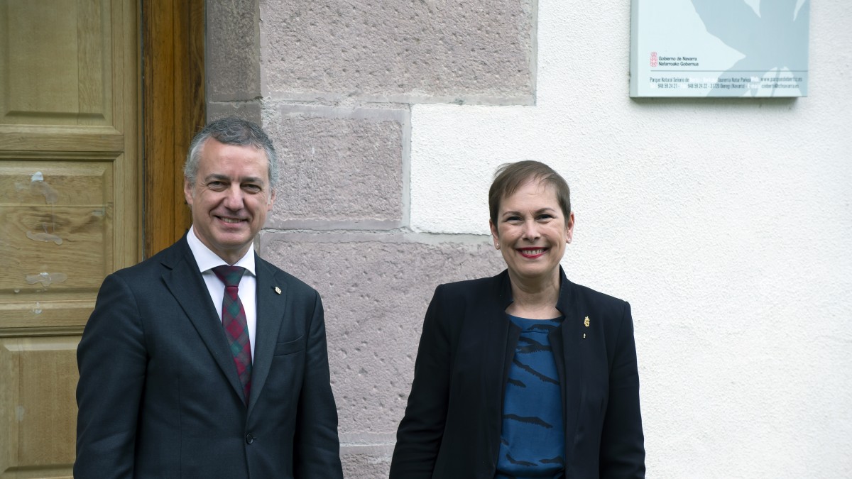 Declaración conjunta de la Presidenta de la Comunidad Foral de Navarra, Uxue Barkos, y del Lehendakari, Iñigo Urkullu