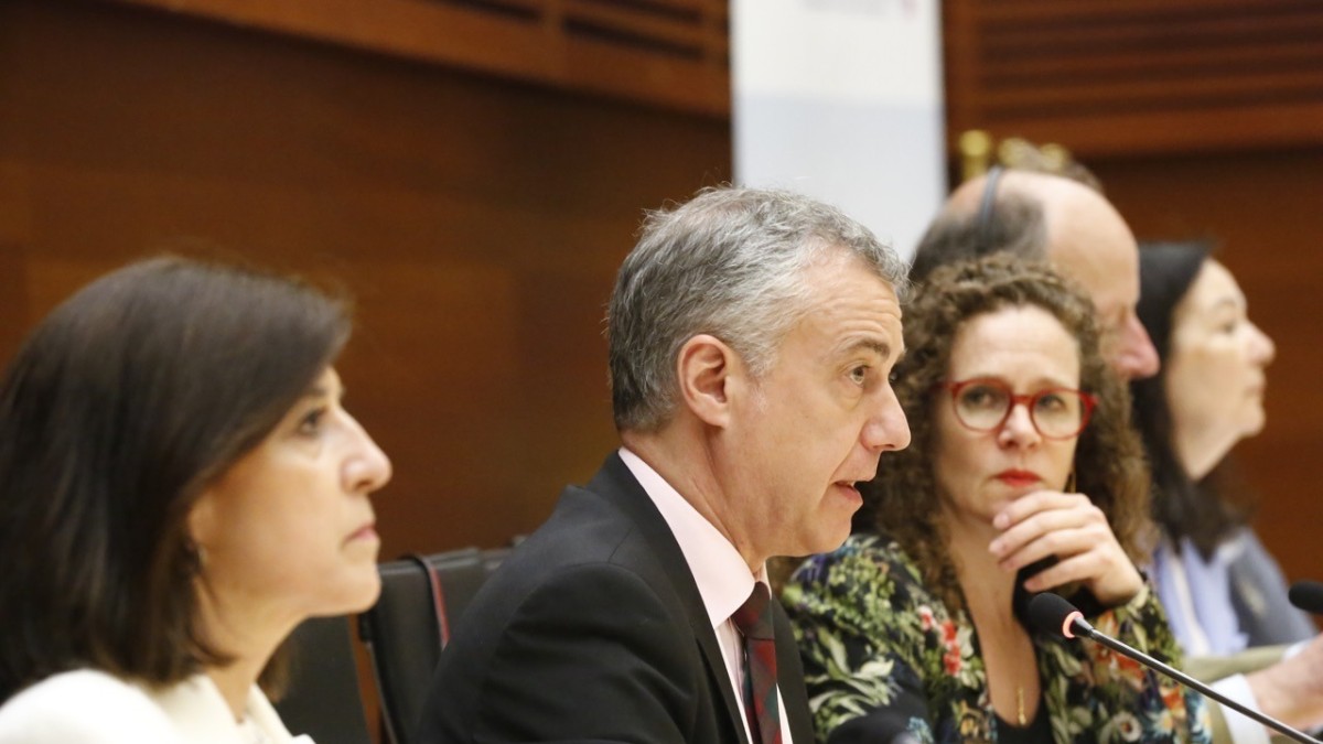Iñigo Urkulluk bere gobernuaren europazaletasuna erakutsi du ALDE taldeak Donostian egin duen bileran 