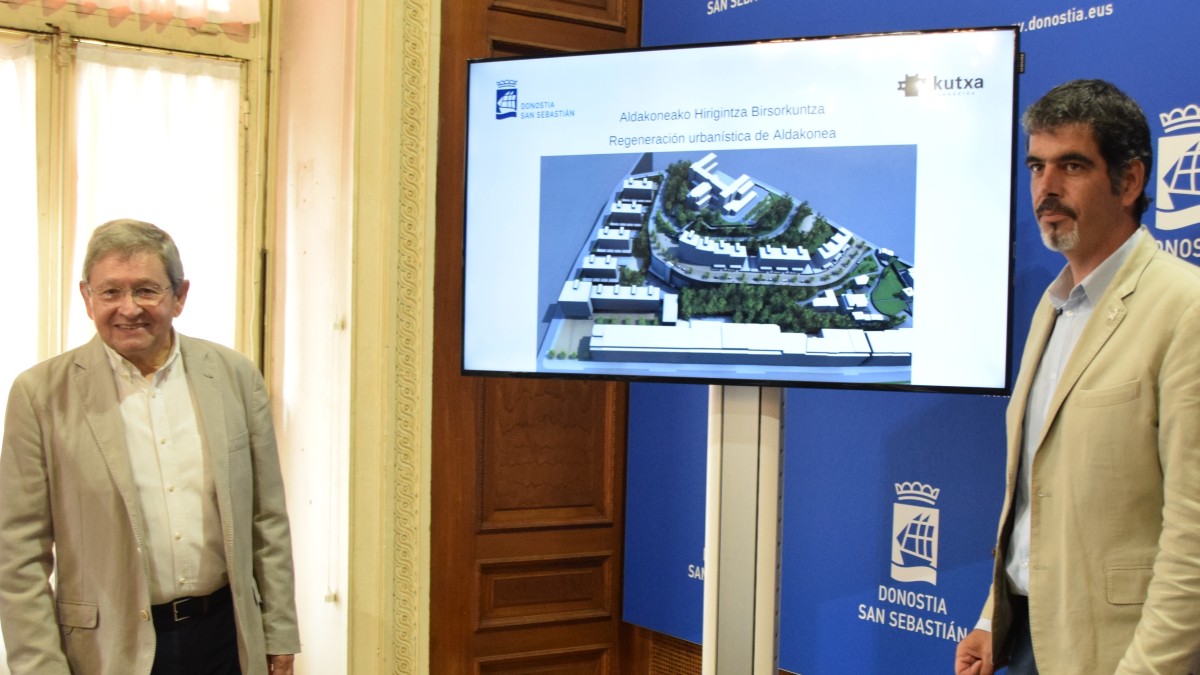 Ayuntamiento y Kutxa Fundazioa acuerdan iniciar la transformación urbana de Aldakonea