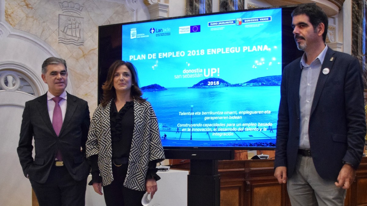 Donostiako Udalaren eta Eusko Jaurlaritzaren Enplegu Planak 209 lanpostu sortzea sustatu du 