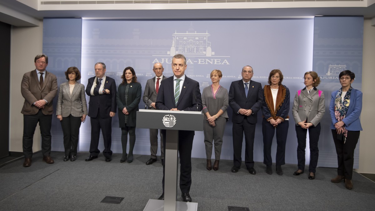 El Lehendakari Urkullu convoca Elecciones al Parlamento Vasco el 5 de abril