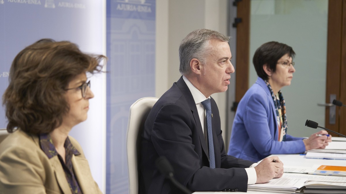 El Lehendakari Urkullu defiende la gestión llevada a cabo por el Gobierno ante la crisis sanitaria provocada por el Covid-19