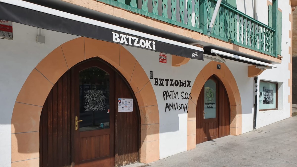 El BBB condena los ataques contra los batzokis de Lemoiz y Arrigorriaga, último ejemplo del rebrote de estas injustificables acciones