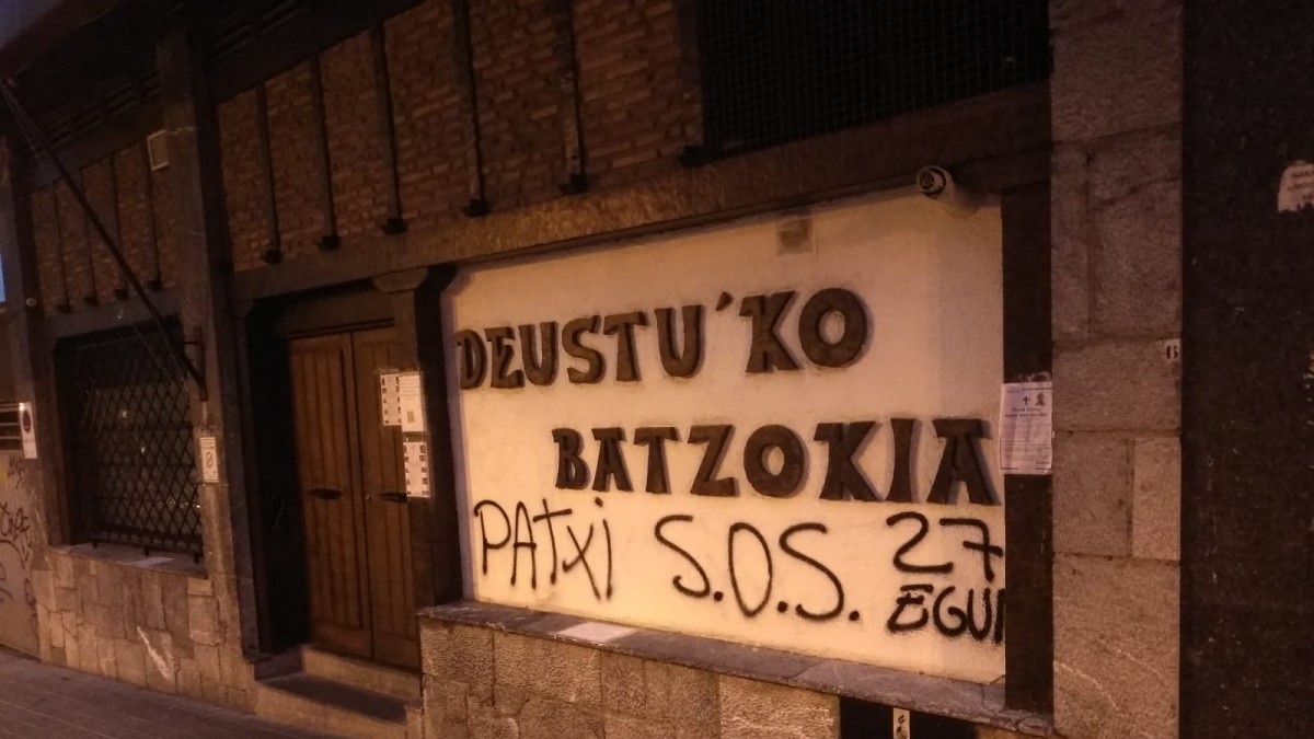 El BBB condena rotundamente el ataque contra el batzoki de Deusto, tercero en las últimas semanas