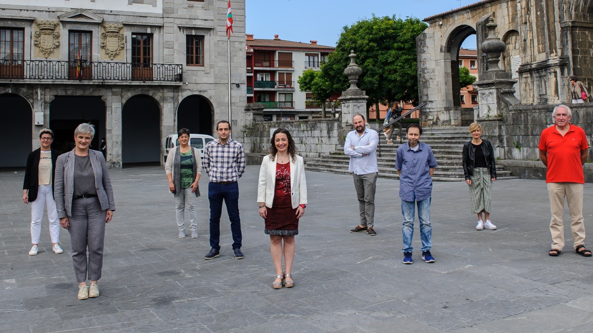 El Gobierno de coalición EAJ-PNV y PSE-EE  fija “las bases para el avance y la reactivación de Andoain”