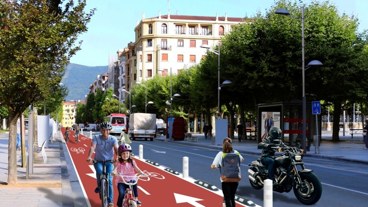 EAJ-PNVk Kolon pasealekuan bidegorri zabal eta seguru bat proposatu du