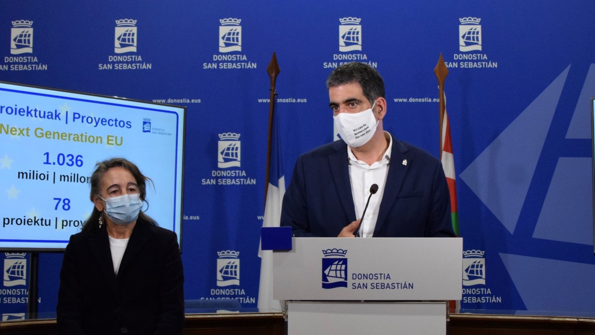 Donostia solicita a la UE 1.036 millones de euros para la realización de 78 proyectos