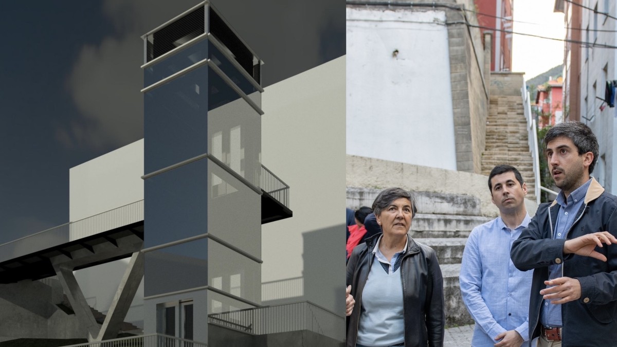 Los ascensores de Ubitxa-San Kristobal propuestos por el PNV se harán en 2021