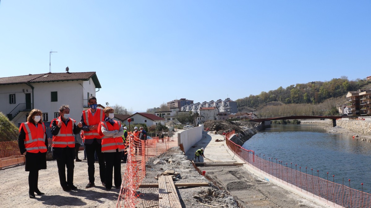 URA ha completado 1,4 km de encauzamiento del Urumea y Martutene ya dispone de ancho de cauce para hacer frente a inundaciones