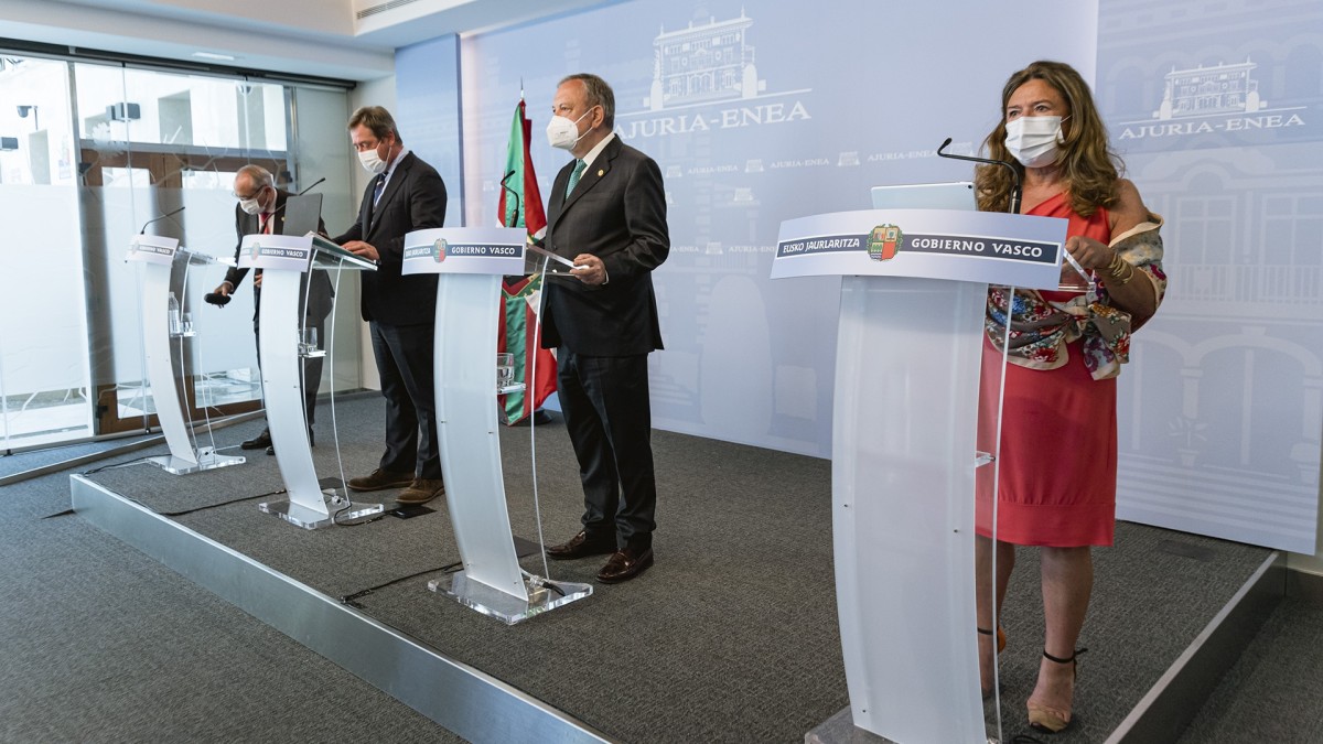 Los presupuestos CAE de 2022 incluirán un ambicioso plan de inversiones para la recuperación y transformación económica