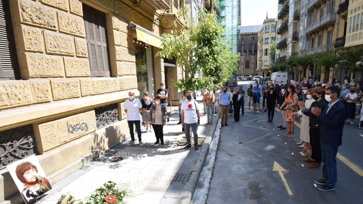 El Ayuntamiento de Donostia recuerda a Joseba Barandiaran
