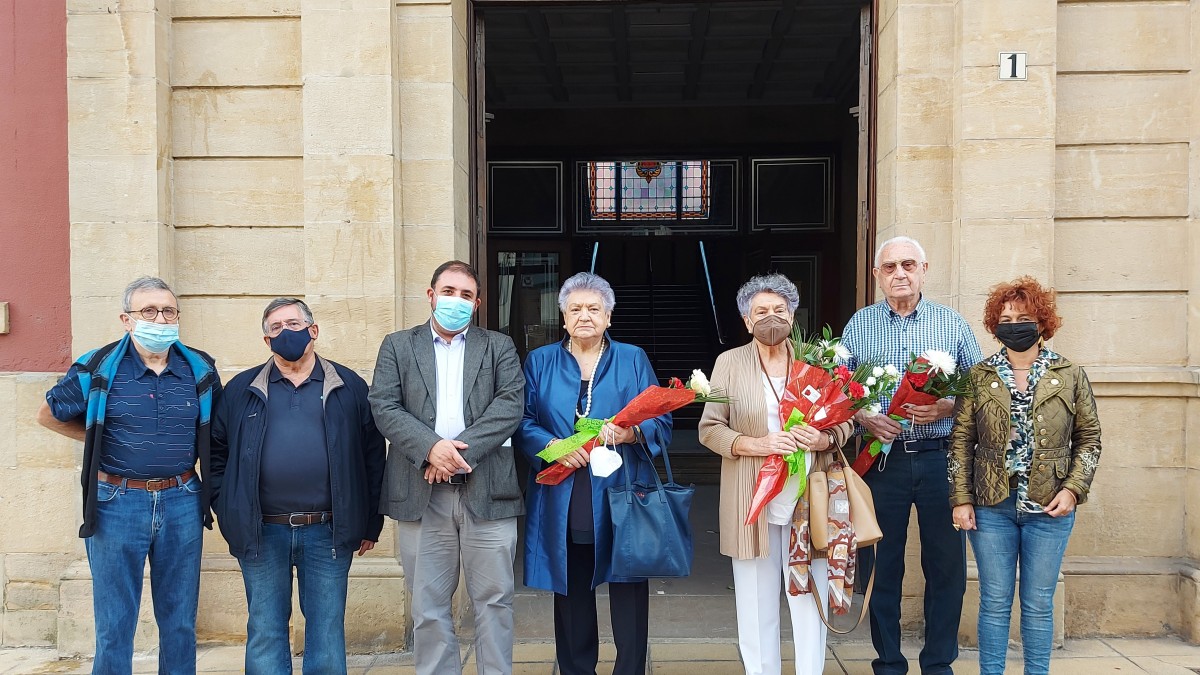 Cariñoso recuerdo de EAJ-PNV a Fortunato Agirre en Estella-Lizarra