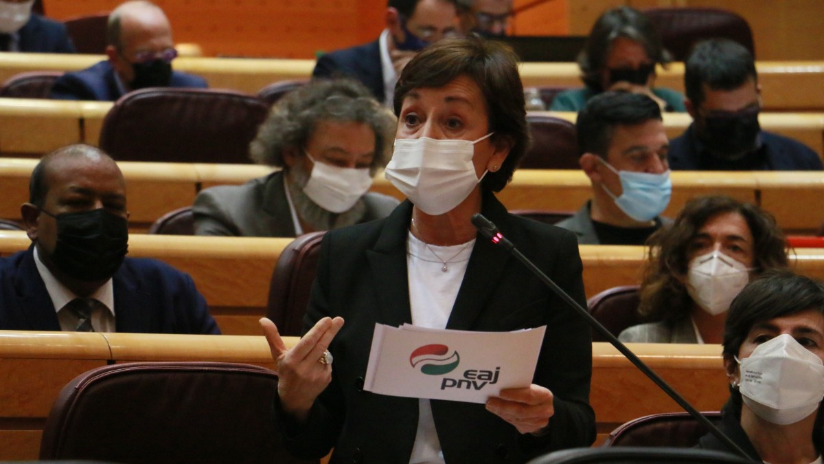 Mertxe Garmendiak Glasgown klima-aldaketari buruz adostutako gutxienekoak baino helburu zorrotzagoak eskatu dizkio Estatuko Gobernuari