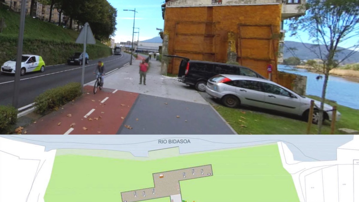 EAJ-PNV apuesta por completar cuanto antes el paseo de la orilla del Bidasoa