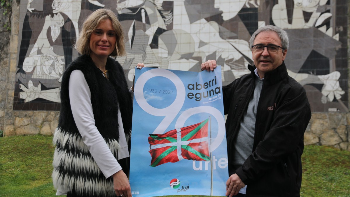 EAJ-PNV elige Gernika, símbolo de la paz y las libertades, para presentar el Aberri Eguna que celebrará el domingo en Bilbao