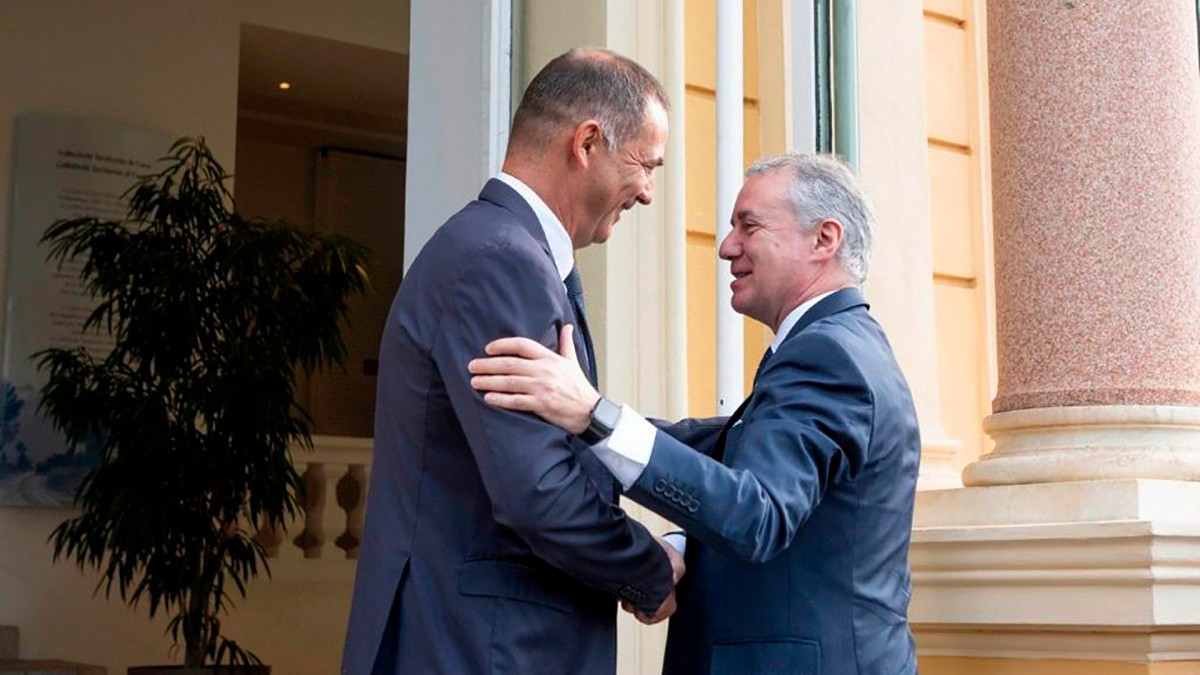 Urkullu Lehendakariak euskal autogobernuaren eredua aurkeztu du Korsikako Batzarrean