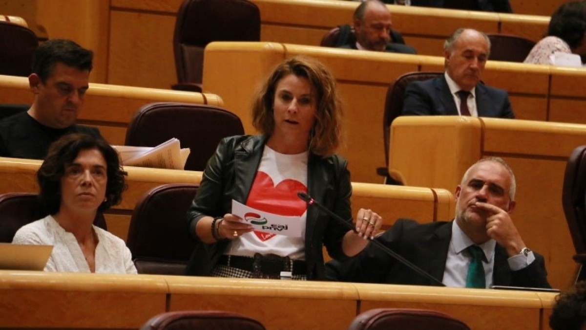 Almudena Otaola reclama al Gobierno español la transferencia de salvamento marítimo y que reduzca la presencia policial del Estado en Euskadi