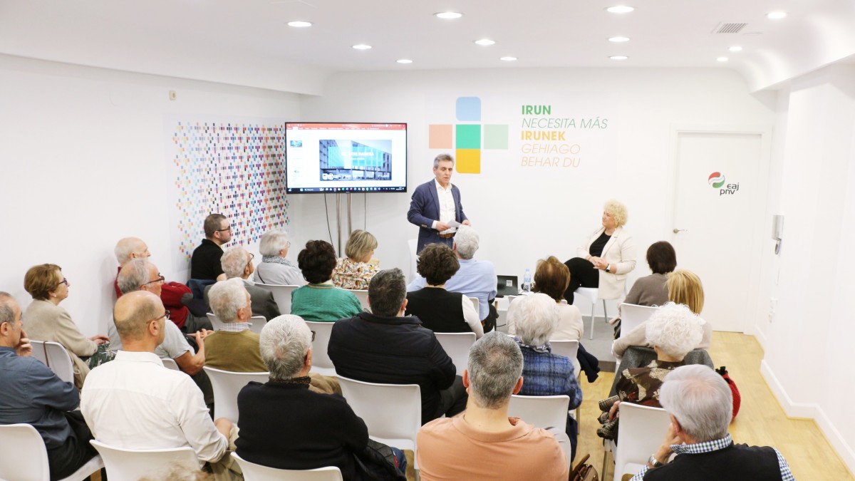 Iridoy “El cuidado de nuestros mayores y la inclusión social de los más desfavorecidos es clave para el PNV”