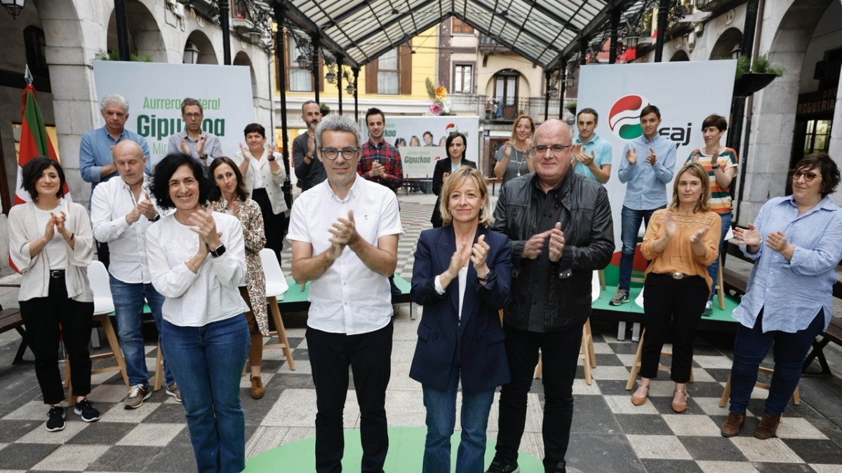 El candidato a la alcaldía de EAJ-PNV Xarles Iturbe presenta un equipo sólido, plural y con personas comprometidas con Tolosa